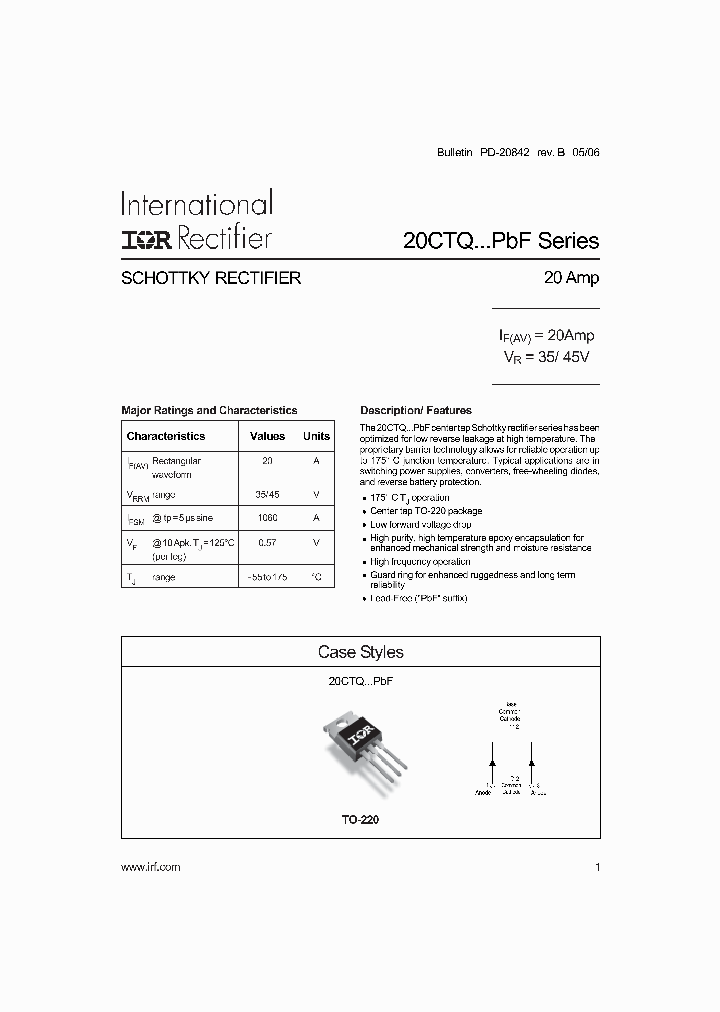 20CTQ045PBF_4124865.PDF Datasheet