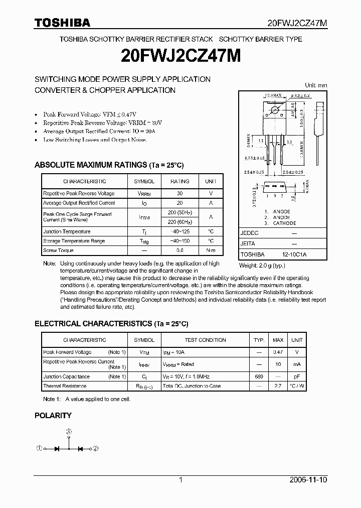 20FWJ2CZ47M06_4125340.PDF Datasheet