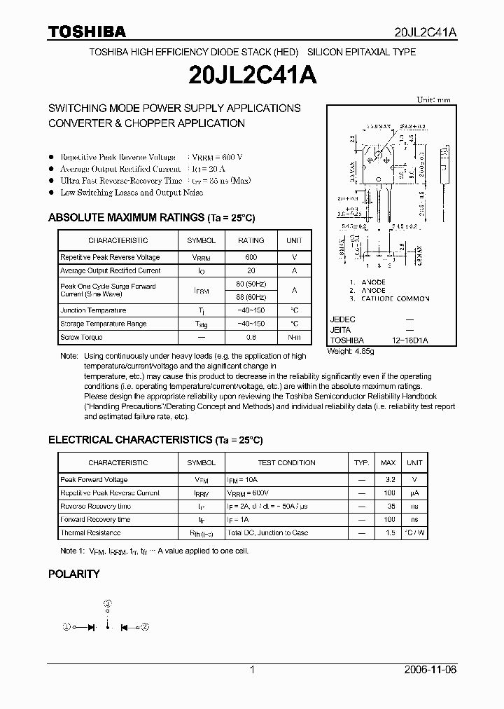 20JL2C41A06_4125339.PDF Datasheet