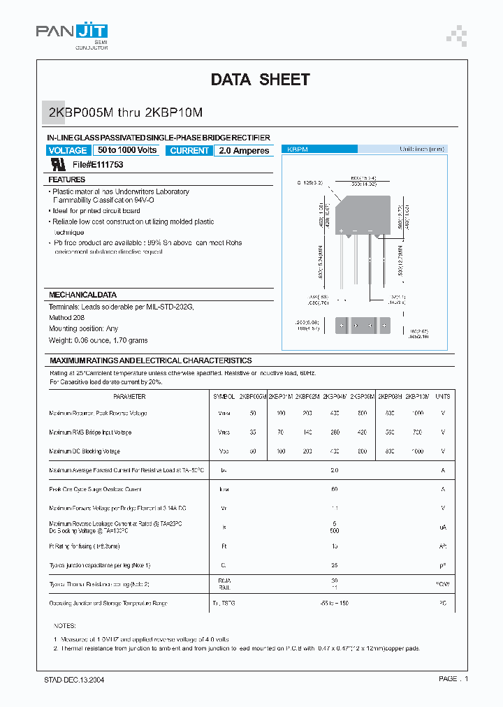 2KBP005M_4158076.PDF Datasheet