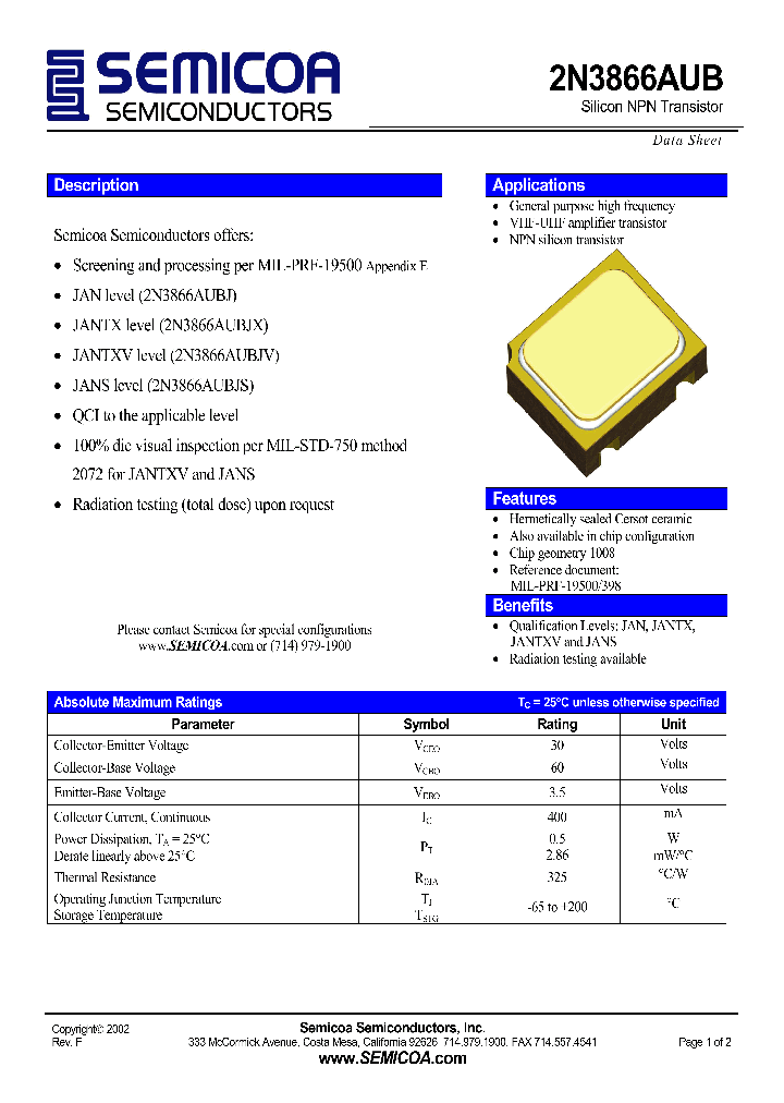 2N3866AUB02_4122918.PDF Datasheet
