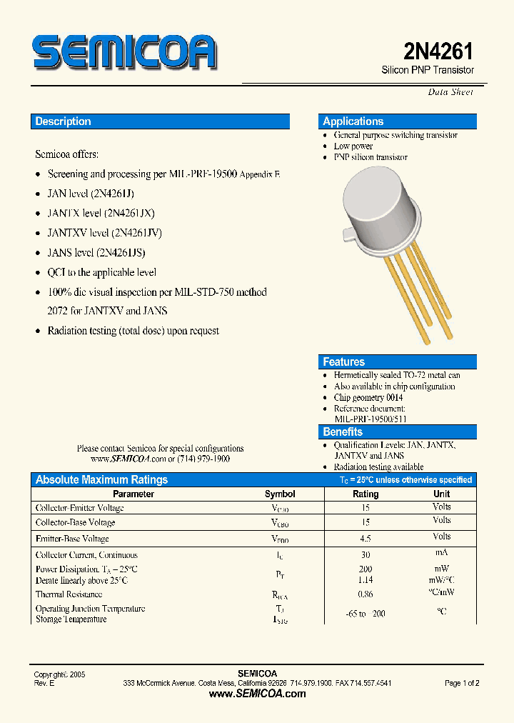 2N426105_4122908.PDF Datasheet
