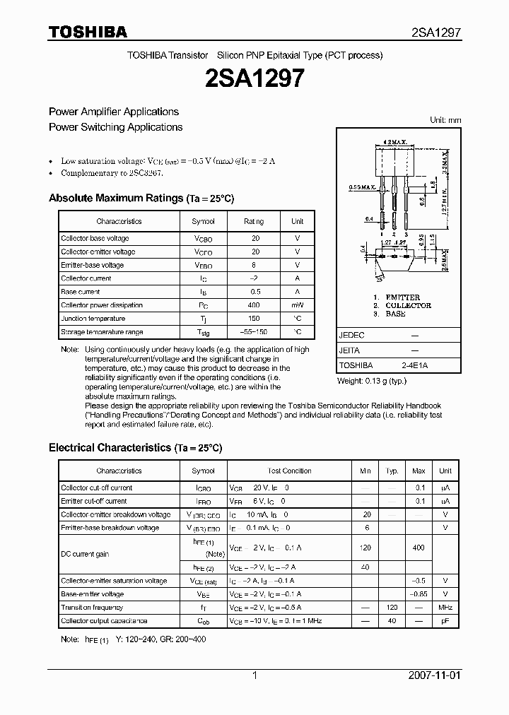 2SA129707_4112726.PDF Datasheet