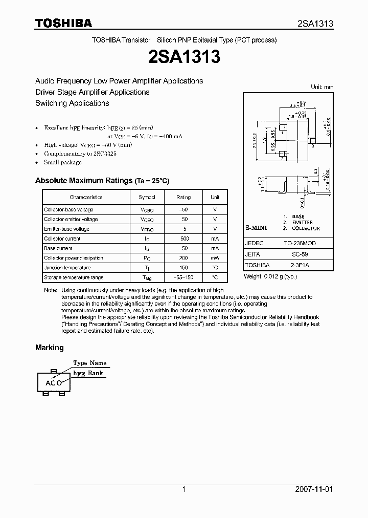 2SA131307_4124664.PDF Datasheet