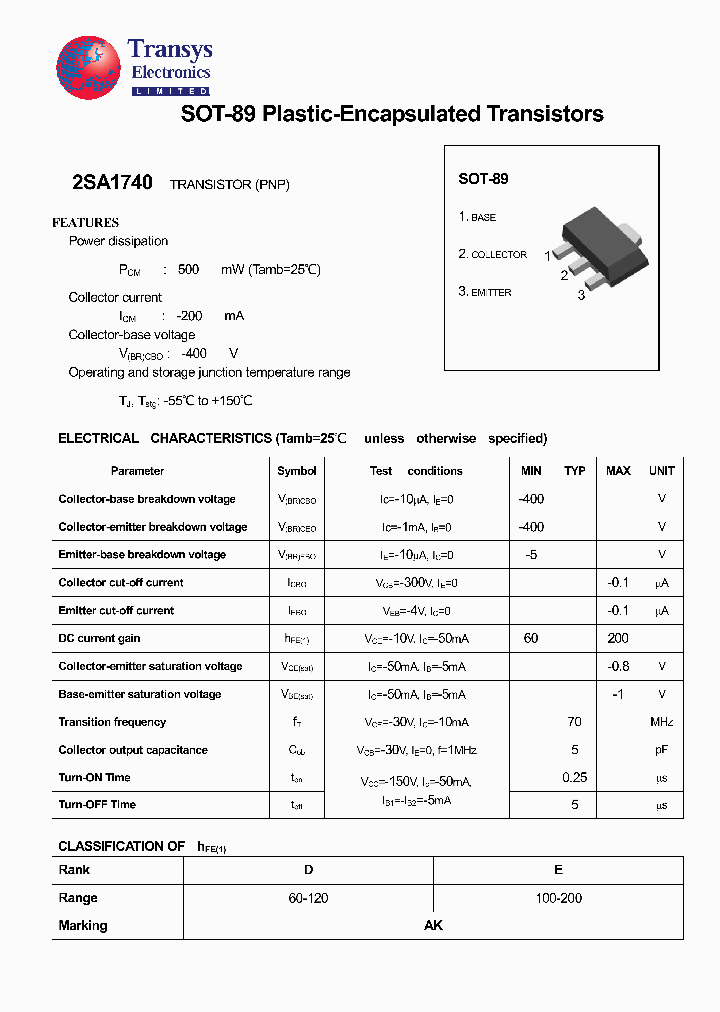 2SA1740_4108570.PDF Datasheet