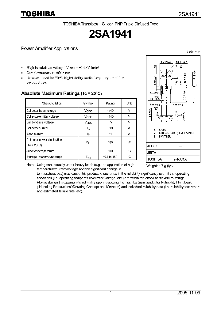 2SA194107_4114693.PDF Datasheet