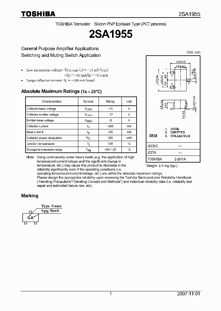 2SA195507_4110027.PDF Datasheet
