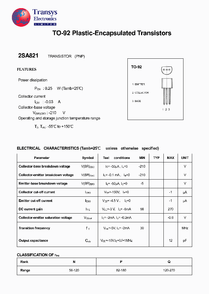 2SA821_4114936.PDF Datasheet