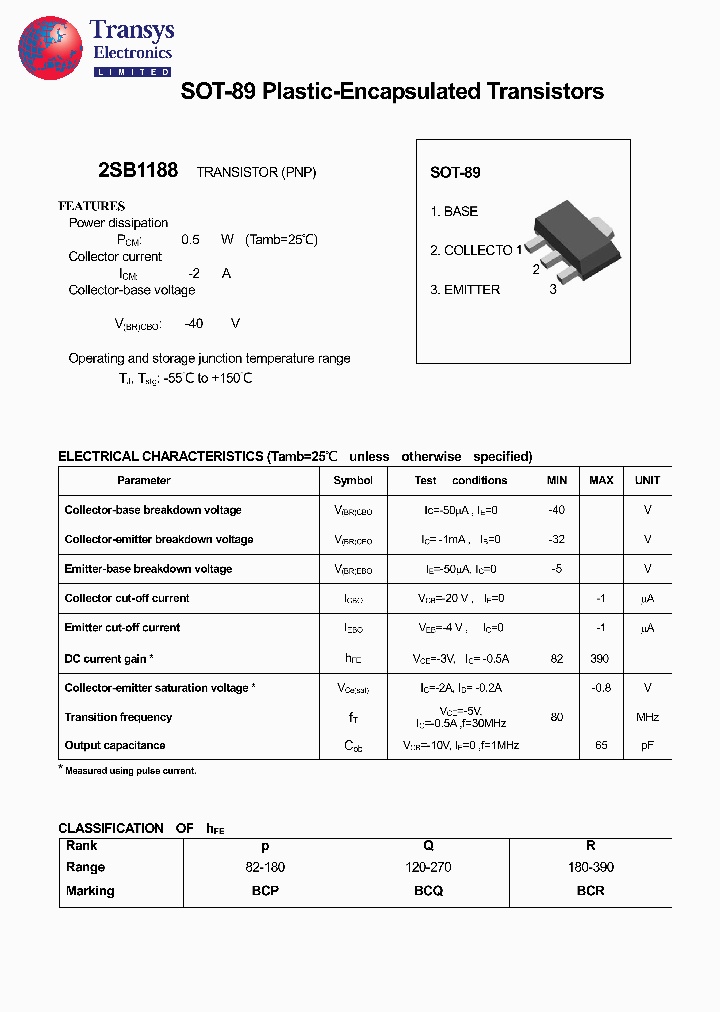 2SB1188_4108311.PDF Datasheet