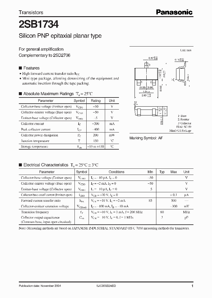 2SB1734_4101760.PDF Datasheet