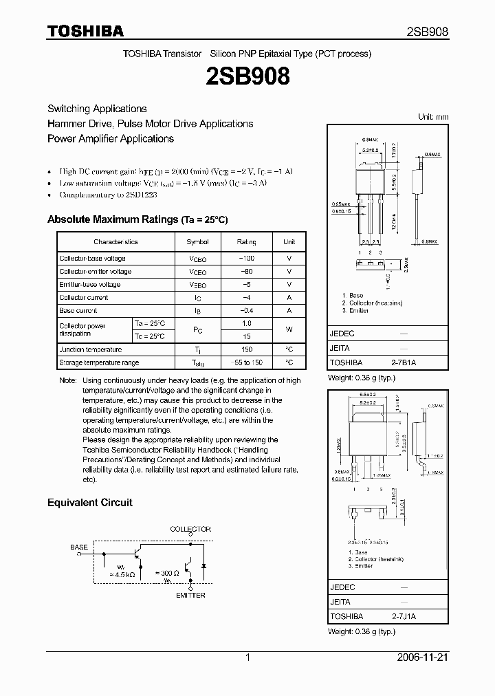 2SB90807_4124640.PDF Datasheet
