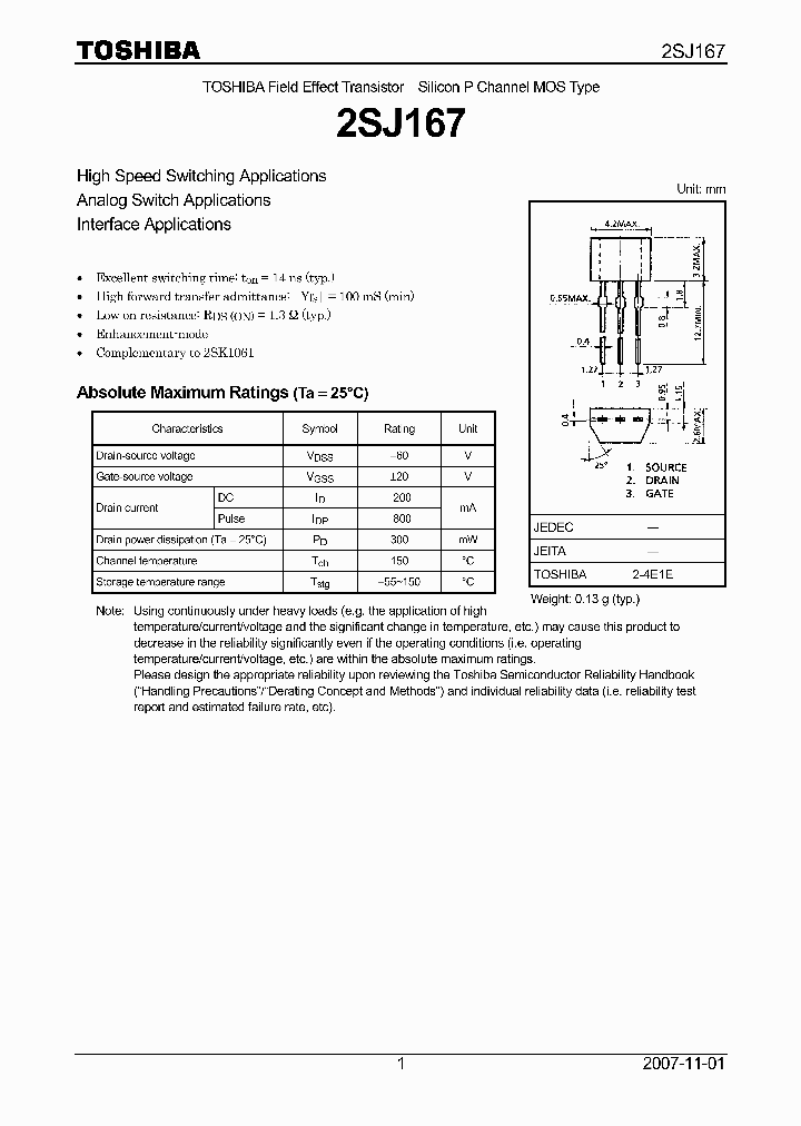 2SJ16707_4125858.PDF Datasheet