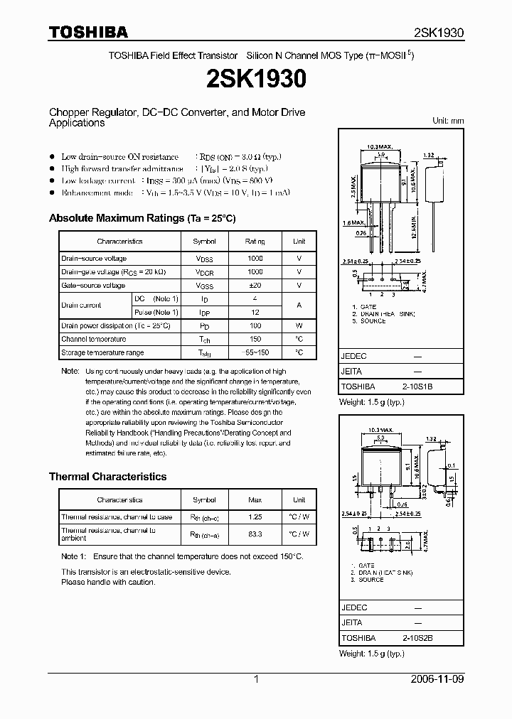 2SK1930_4111739.PDF Datasheet