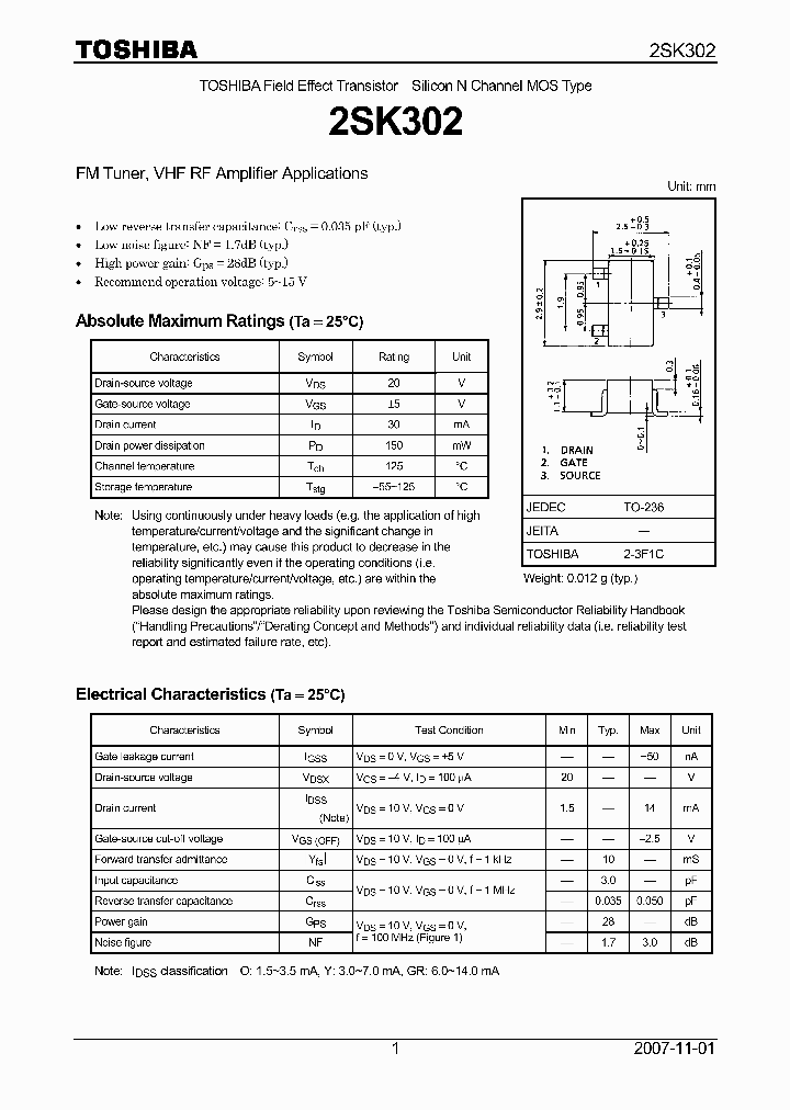 2SK30207_4125691.PDF Datasheet