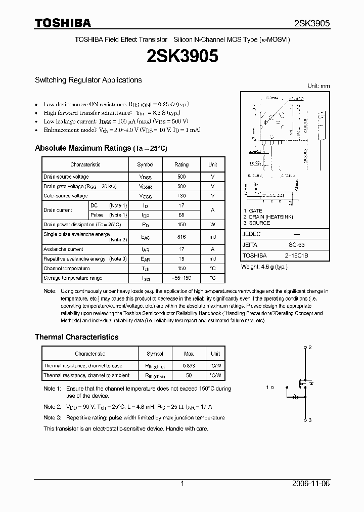 2SK3905_4111915.PDF Datasheet