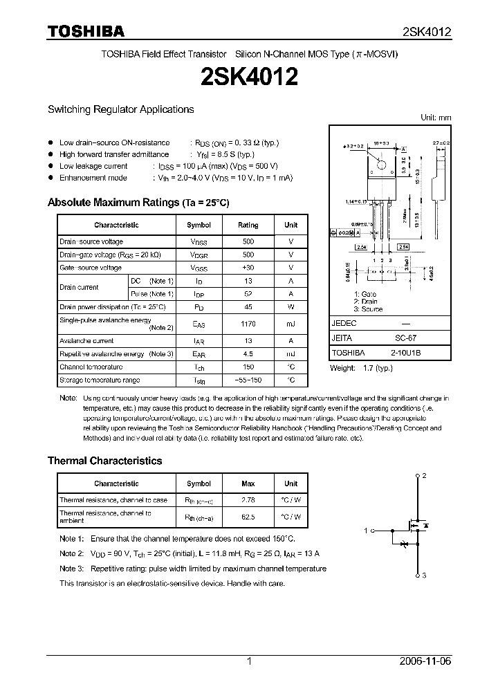 2SK4012_4111771.PDF Datasheet