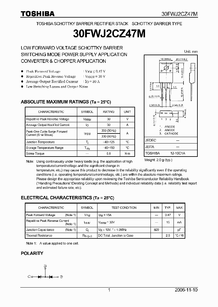 30FWJ2CZ47M06_4125333.PDF Datasheet