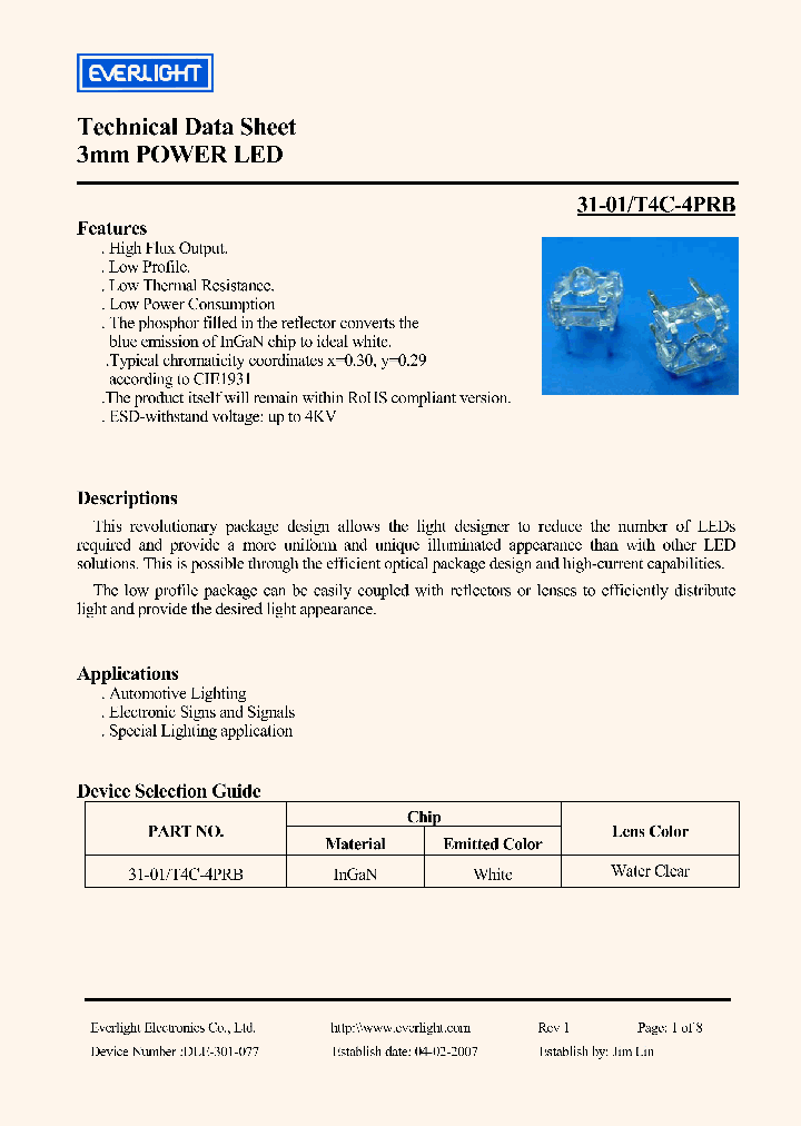 31-01-T4C-4PRB_4135357.PDF Datasheet