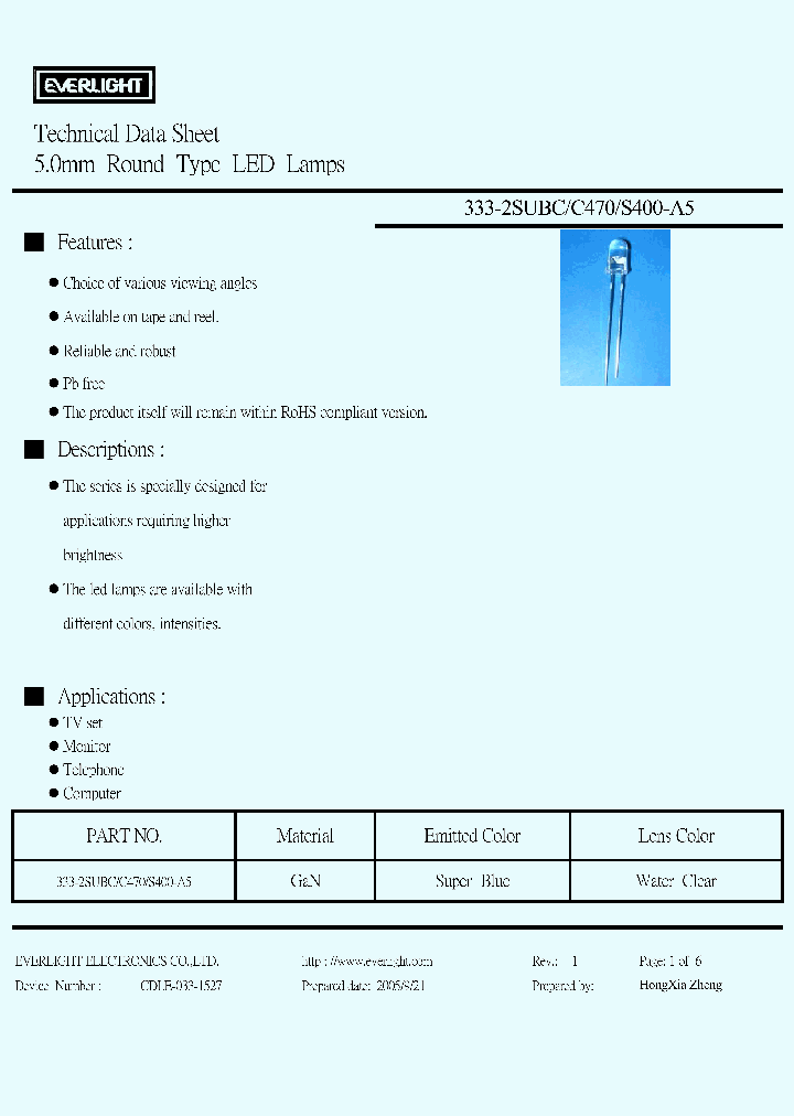 333-2SUBC-C470-S400-A5_4161778.PDF Datasheet