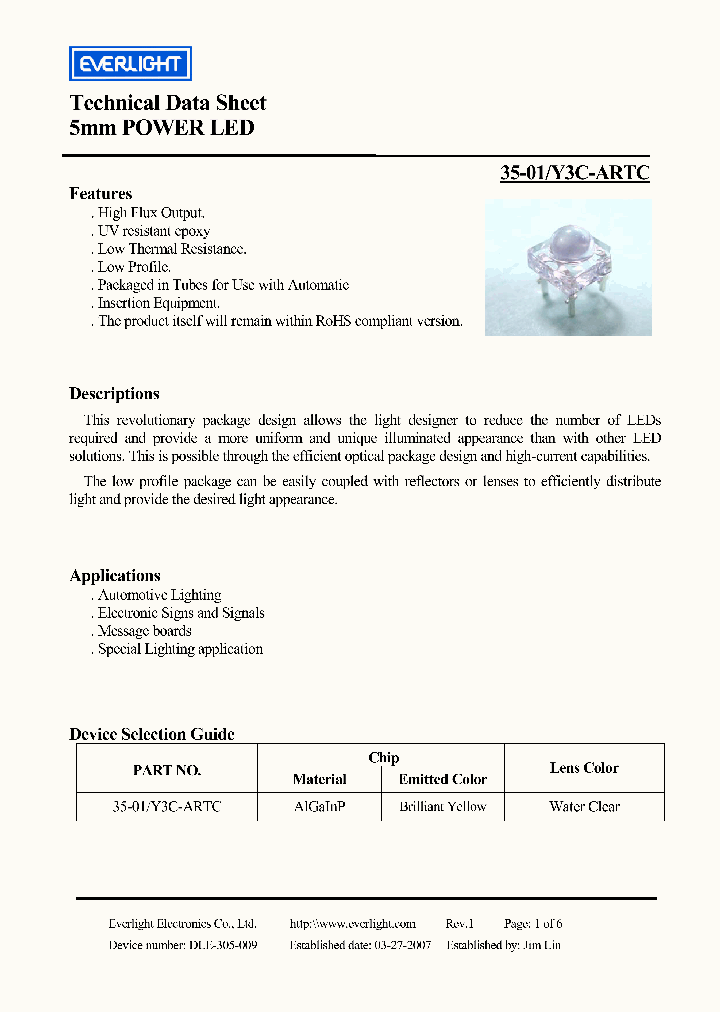 35-01-Y3C-ARTC_4135256.PDF Datasheet