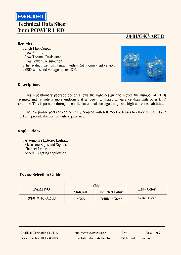 38-01-G4C-ARTB_4145247.PDF Datasheet