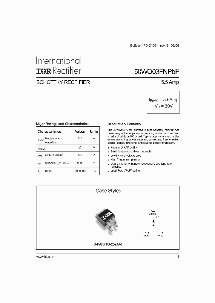 50WQ03FNTRRPBF_4120401.PDF Datasheet