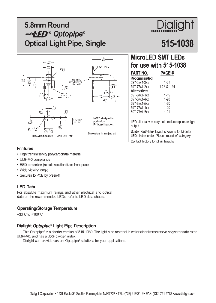 515-1038_4125327.PDF Datasheet