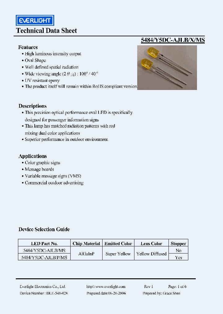 5484Y5DCAJLBXMS_4135585.PDF Datasheet