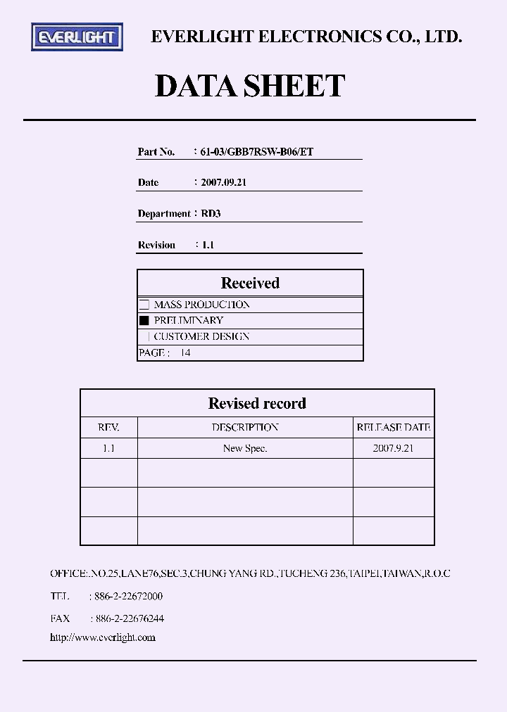 61-03-GBB7RSW-B06-ET_4162601.PDF Datasheet