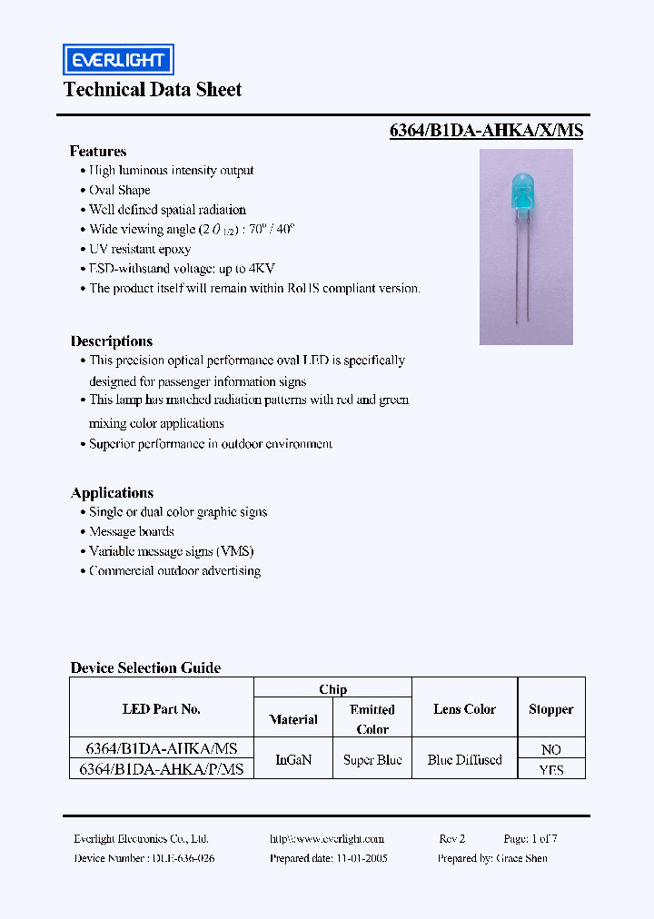 6364B1DAAHKAXMS_4135569.PDF Datasheet