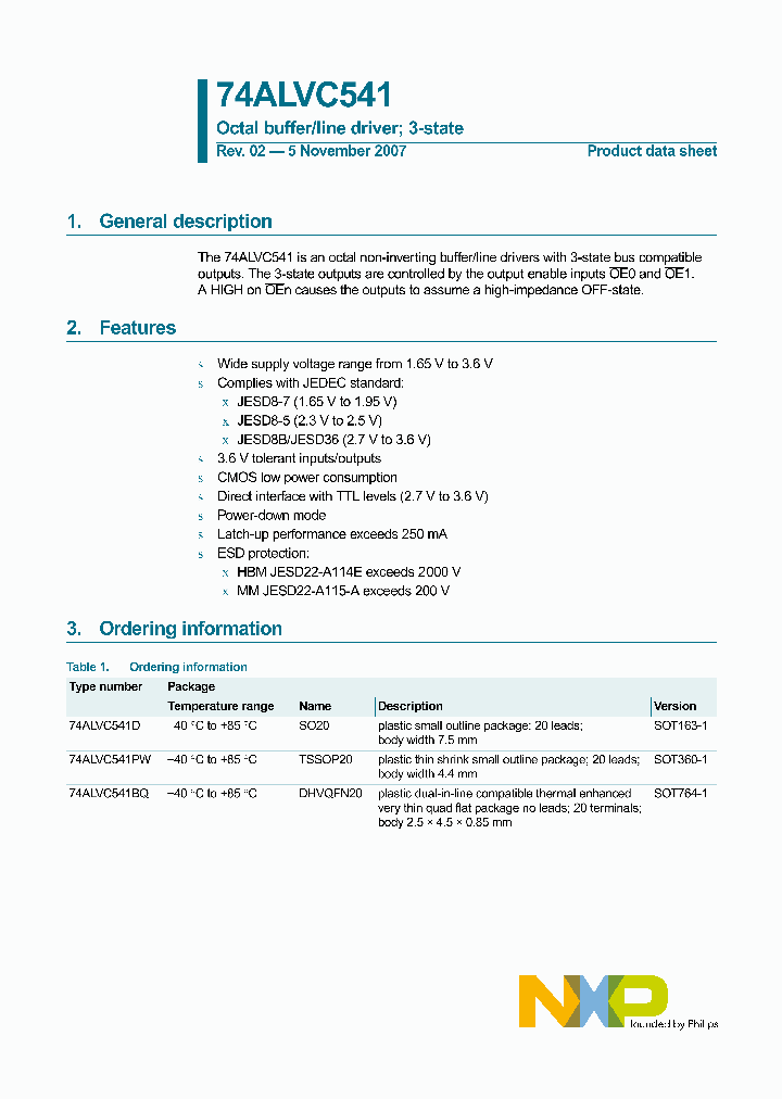 74ALVC541BQ_4124282.PDF Datasheet