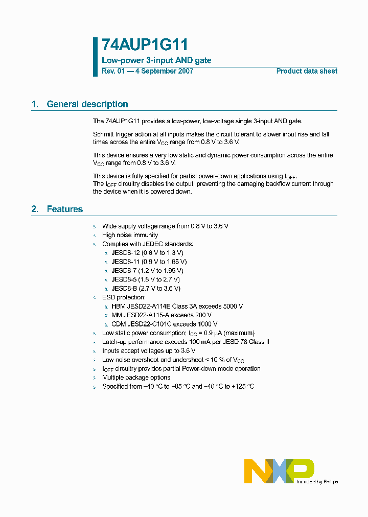 74AUP1G11GF_4124277.PDF Datasheet