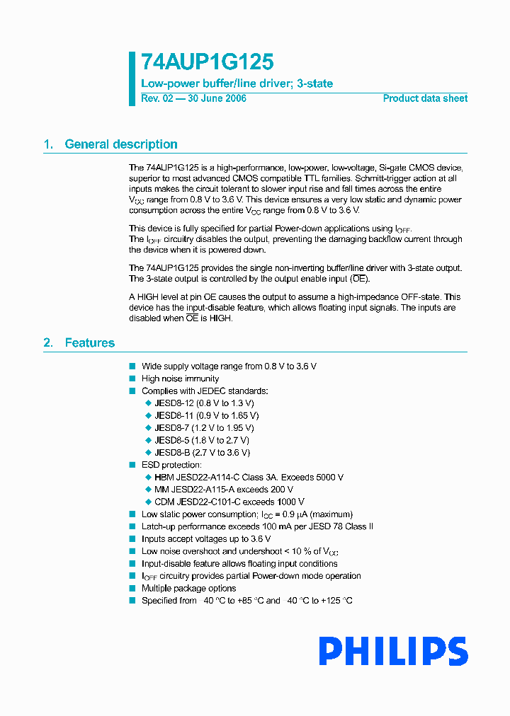74AUP1G125GF_4124137.PDF Datasheet