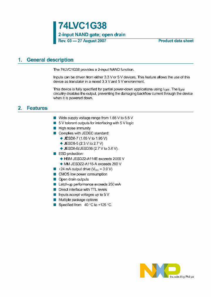 74LVC1G38GF_4128008.PDF Datasheet