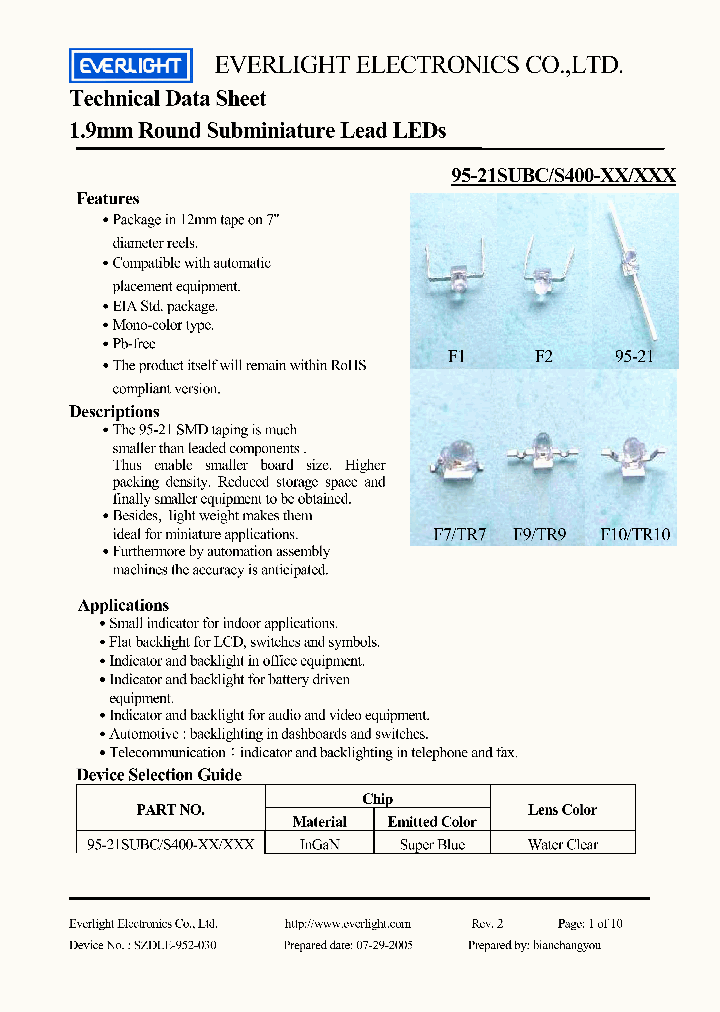 95-21SUBC_4161769.PDF Datasheet