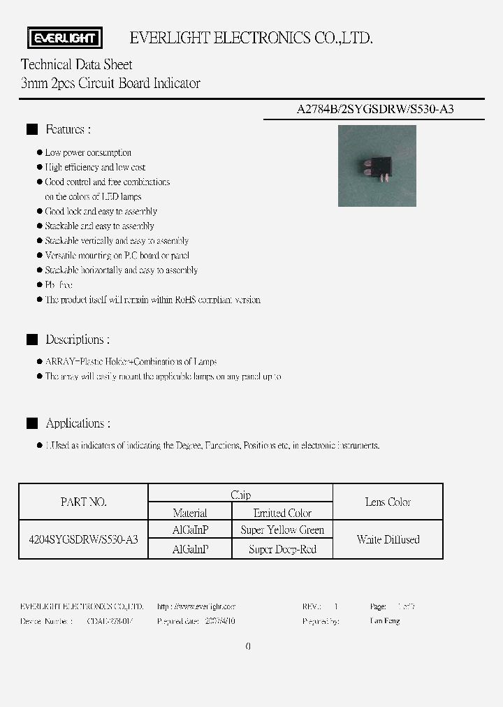 A2784B-2SYGSDRW-S530-A3_4165294.PDF Datasheet