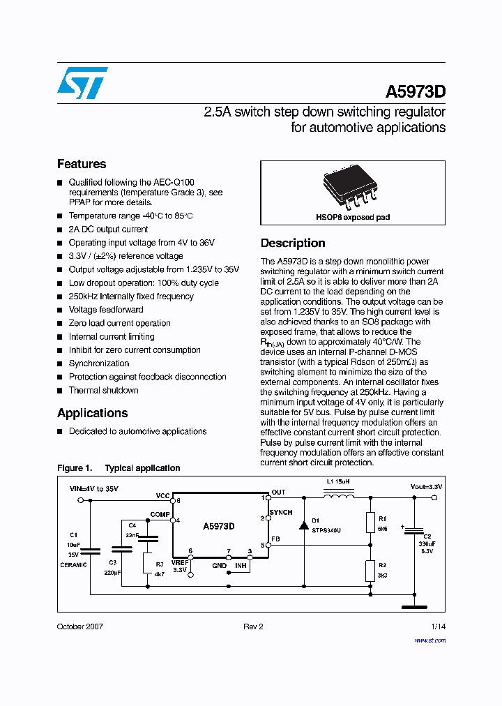 A5973D013TR_4126932.PDF Datasheet