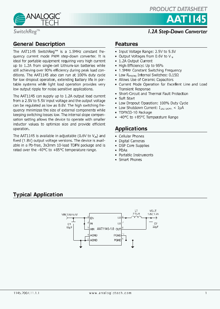 AAT1145IDE-18-T1_4131501.PDF Datasheet
