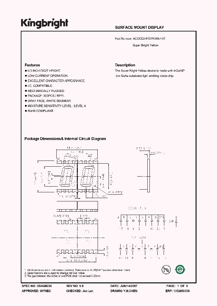 ACDC03-41SYKWA-F01_4160322.PDF Datasheet