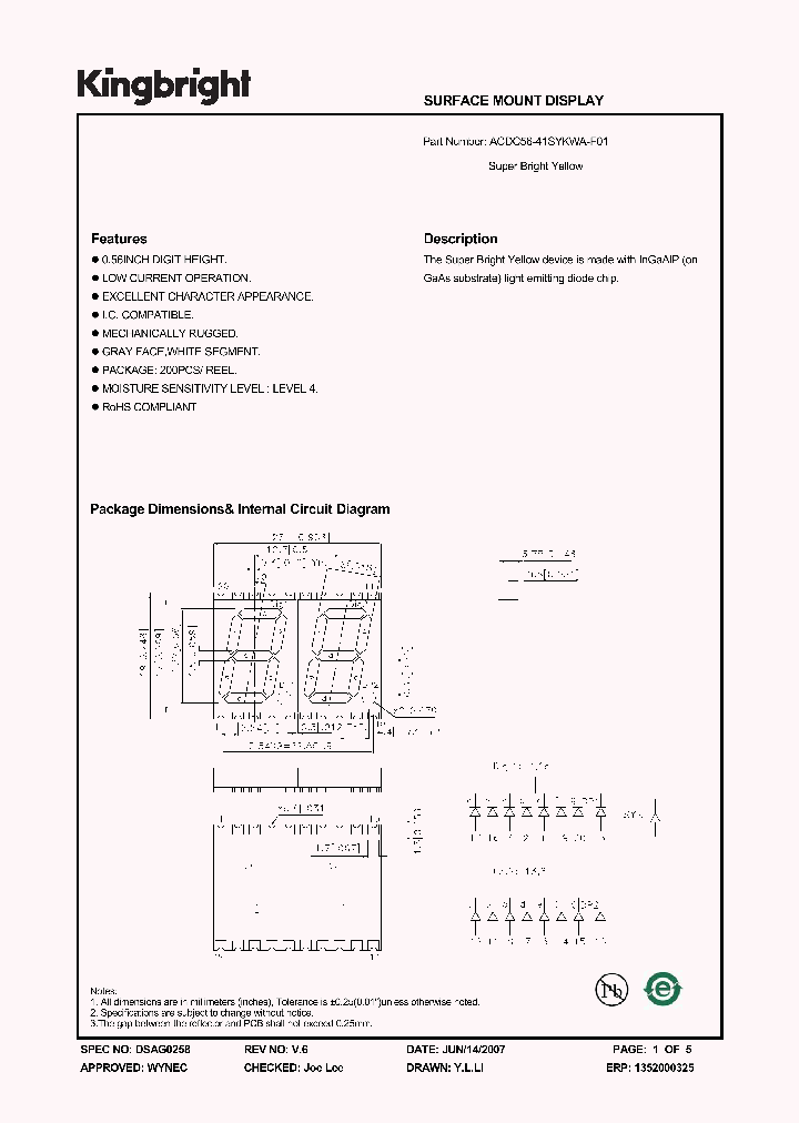 ACDC56-41SYKWA-F01_4161749.PDF Datasheet