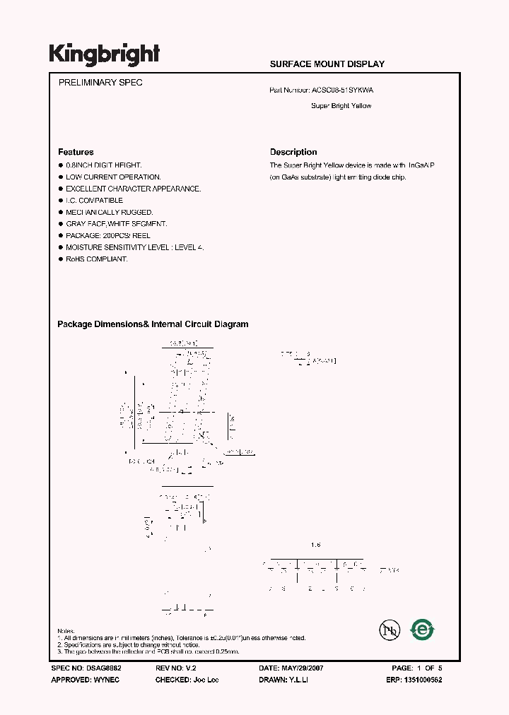 ACSC08-51SYKWA_4161745.PDF Datasheet
