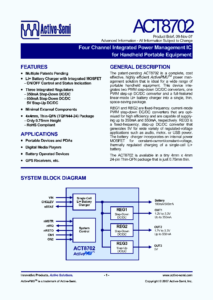 ACT8702_4142797.PDF Datasheet