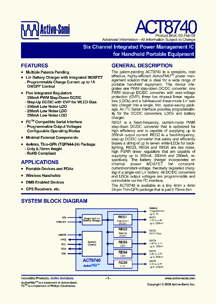 ACT8740_4142792.PDF Datasheet