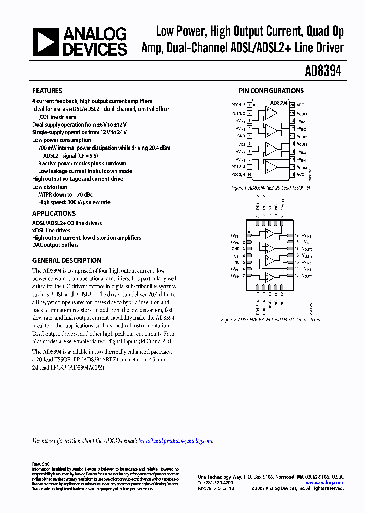 AD8394_4129420.PDF Datasheet