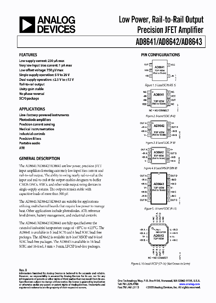 AD8641ARZ_4139656.PDF Datasheet