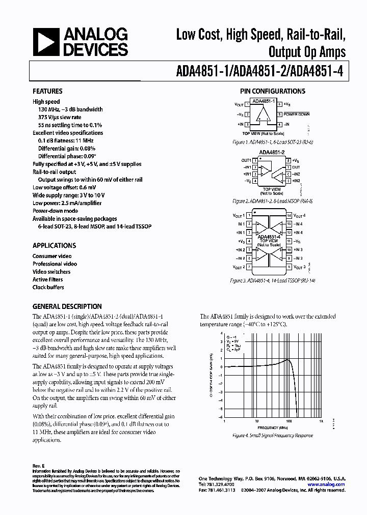 ADA4851-107_4140026.PDF Datasheet