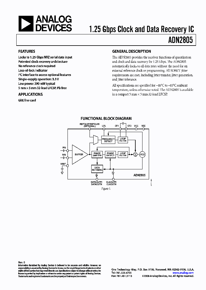ADN2805ACPZ-RL7_4140656.PDF Datasheet