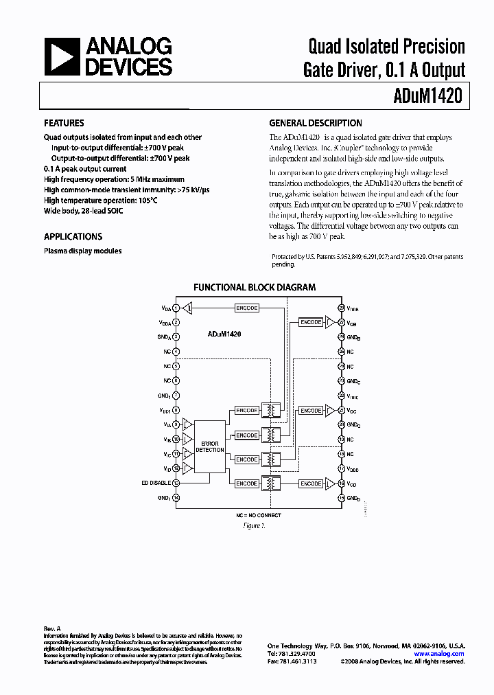 ADUM1420_4140652.PDF Datasheet