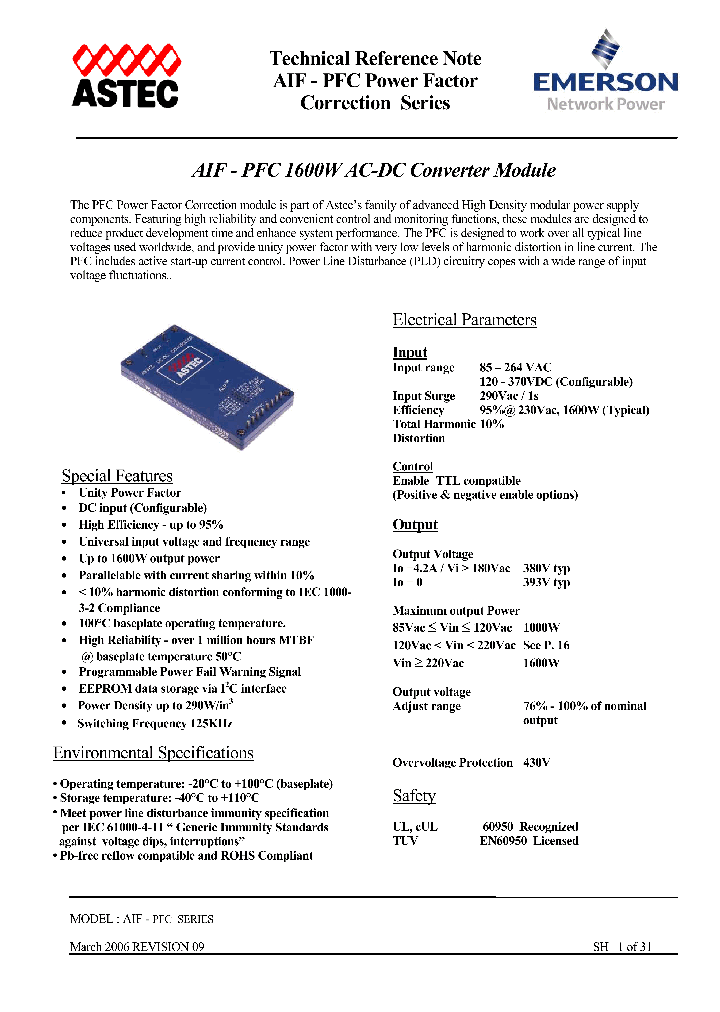 AIF-PFC_4134922.PDF Datasheet