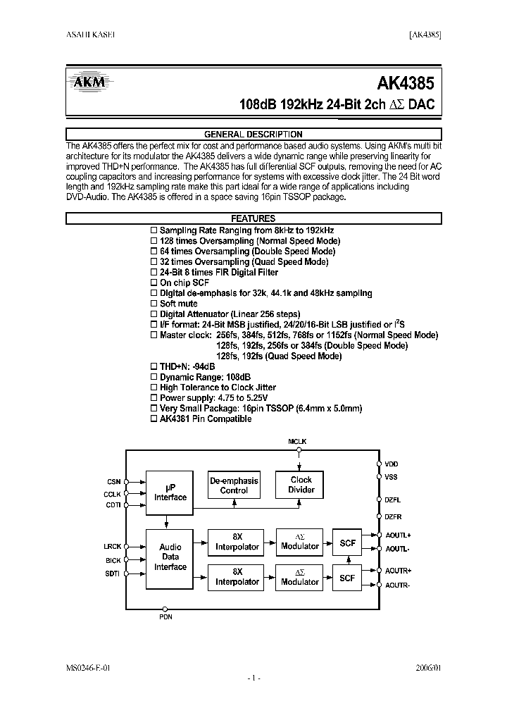AK4385ET_4117198.PDF Datasheet